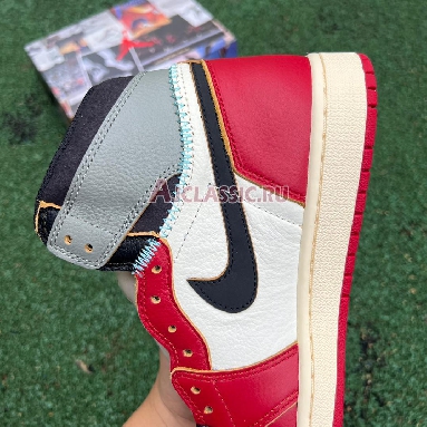 Union LA x Air Jordan 1 Retro High OG SP Chicago Shadow Varsity Red/Black/Sail/Shadow Grey/Muslin HV8563-600 Replicas Shoes