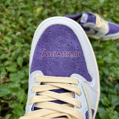 Travis Scott x Air Jordan 1 Low Reverse Purple Purple/White CQ4277-117 Mens Womens Shoes