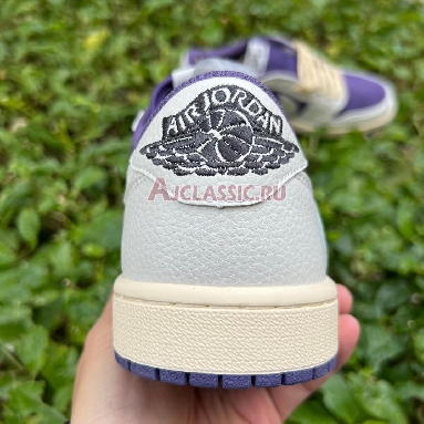 Travis Scott x Air Jordan 1 Low Reverse Purple Purple/White CQ4277-117 Mens Womens Shoes