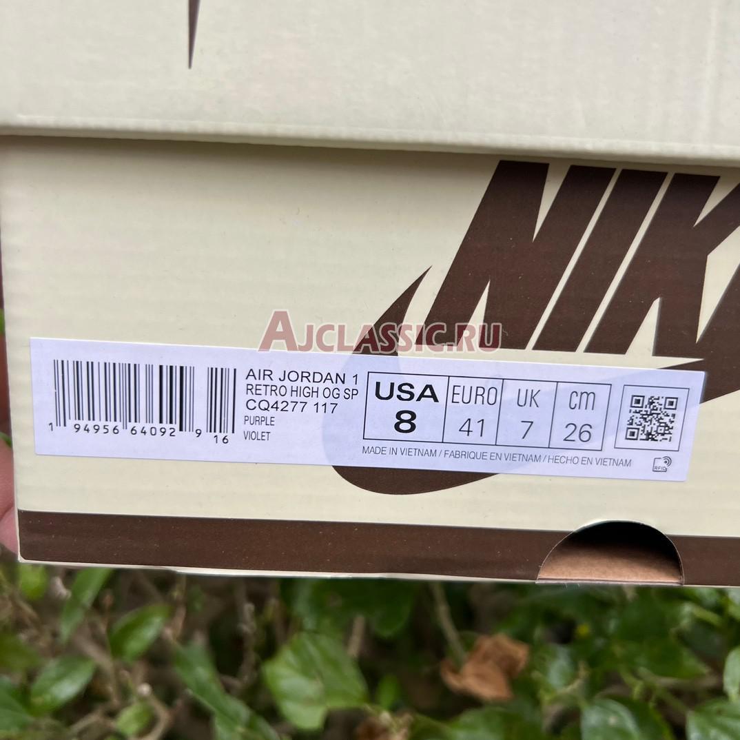 New Travis Scott x Air Jordan 1 Low "Reverse Purple" CQ4277-117 Shoes