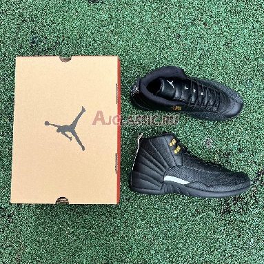 Air Jordan 12 Retro The Master Black/Rattan/White/Metallic Gold 130690-013 Mens Womens Shoes