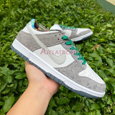 Nike Dunk Low Premium Philly Iron Grey/Light Smoke Grey-Summit White-Light Orewood Brown HF4840-068 Mens Womens Shoes