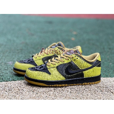 Nike Dunk Low Halloween Skull Bright Cactus/Black-Green Curry HV6103-300 Mens Womens Shoes