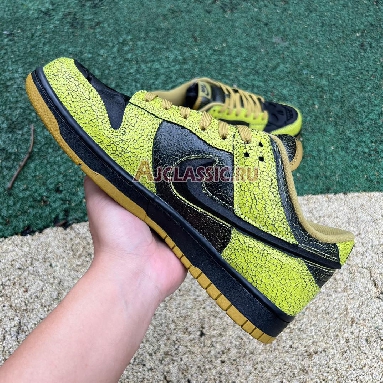 Nike Dunk Low Halloween Skull Bright Cactus/Black-Green Curry HV6103-300 Mens Womens Shoes