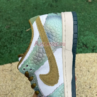 Alexis Sablone x Nike Dunk Low SB Chameleon Oil Green/Desert Moss/White HJ3386-300 Replicas Shoes