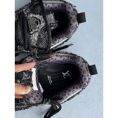 Louis Vuitton LV Skate Sneaker Black Swarovski Monogram Black/Grey 1ABMHV Replicas Shoes