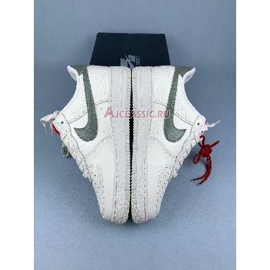 Nike Air Force 1 07 LE Year of the Snake Sail/Jade Horizon/Light Bone/University Red/Metallic Gold/Sail HV5979-130 Mens Womens Shoes