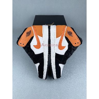 Air Jordan 1 Mid Shattered Backboard Black/Starfish/Starfish/White 554725-058 Replicas Shoes