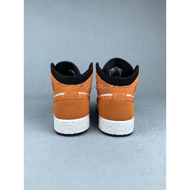 Air Jordan 1 Mid Shattered Backboard Black/Starfish/Starfish/White 554725-058 Replicas Shoes