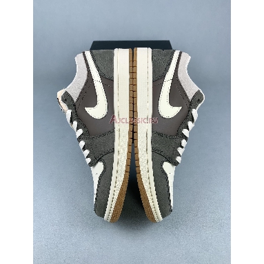 Air Jordan 1 Low SNKRS Day Korea 2023 White/Grey-Gum FD0399-004 Mens Womens Shoes