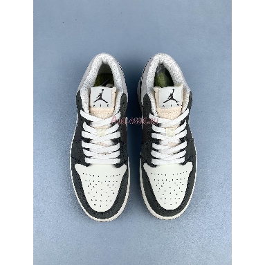 Air Jordan 1 Low SNKRS Day Korea 2023 White/Grey-Gum FD0399-004 Replicas Shoes