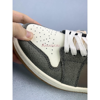 Air Jordan 1 Low SNKRS Day Korea 2023 White/Grey-Gum FD0399-004 Replicas Shoes