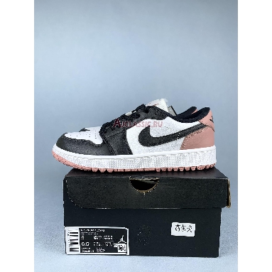 Air Jordan 1 Low Golf Rust Pink White/Rust Pink/Black DD9315-106 Replicas Shoes