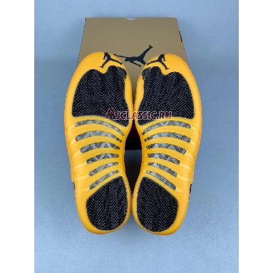 Air Jordan 12 University Gold Black/Black-University Gold 130690-070_2 Replicas Shoes