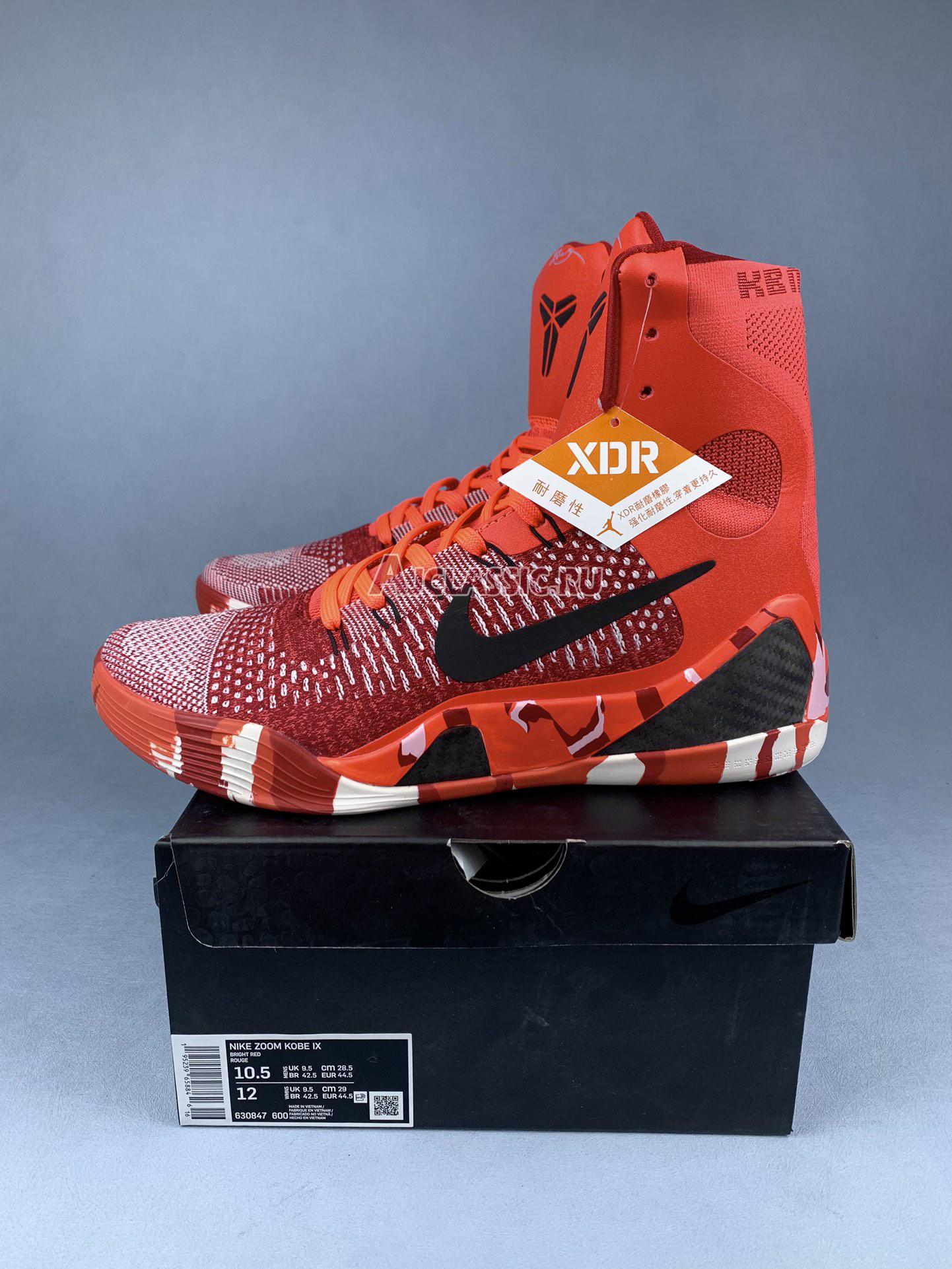 New Nike Kobe 9 Elite "Christmas" 2014 630847-600 Shoes