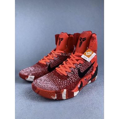 Nike Kobe 9 Elite Christmas 2014 Bright Crimson/Black/White 630847-600 Mens Womens Shoes