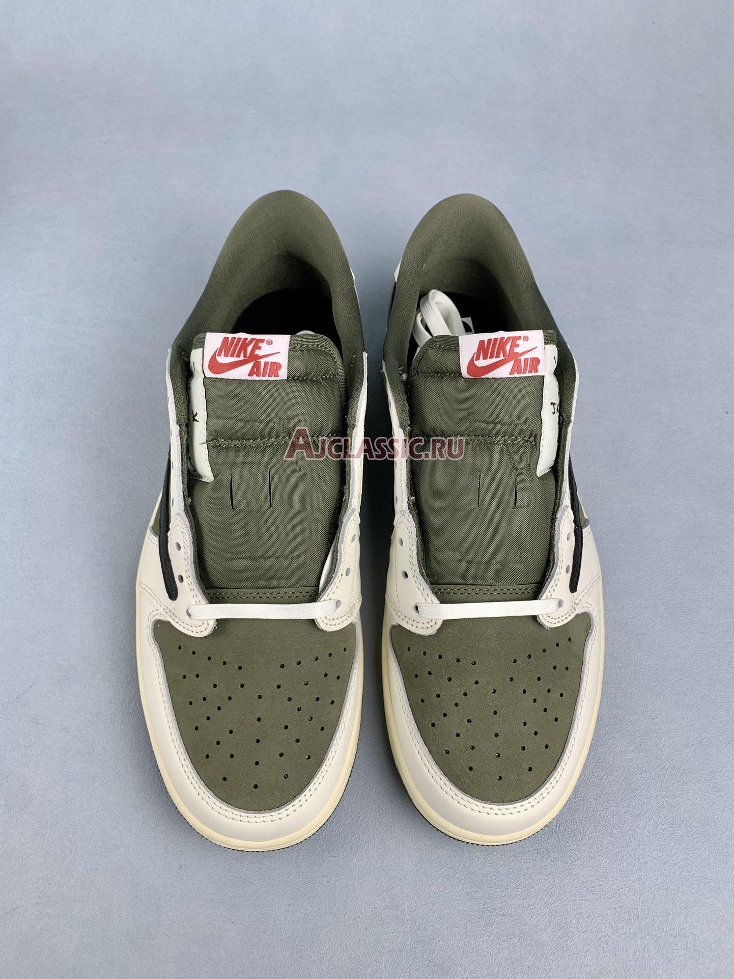 New Travis Scott x Air Jordan 1 Retro Low OG SP "Reverse Olive" DM7866-200-2 Shoes