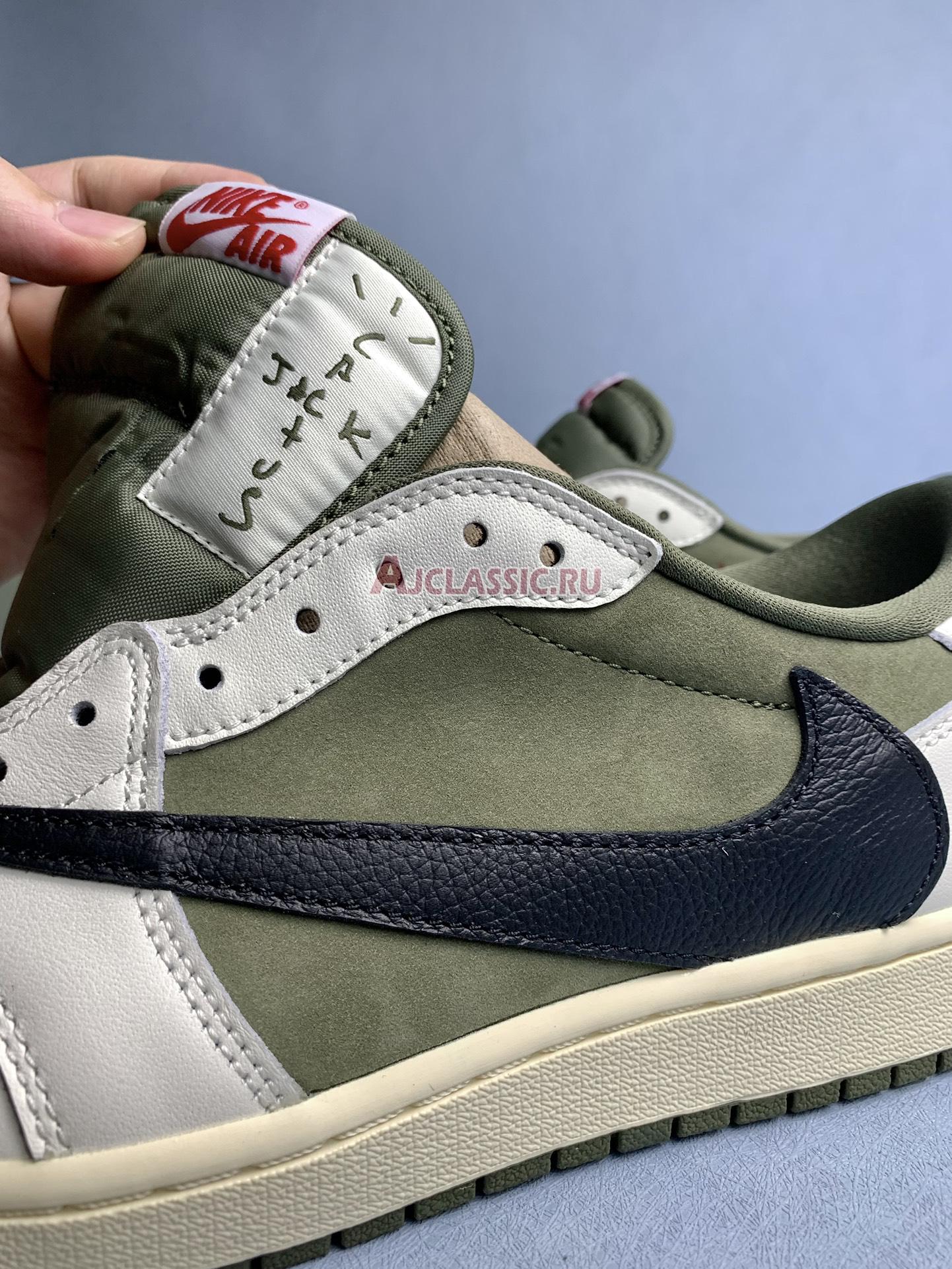 New Travis Scott x Air Jordan 1 Retro Low OG SP "Reverse Olive" DM7866-200-2 Shoes