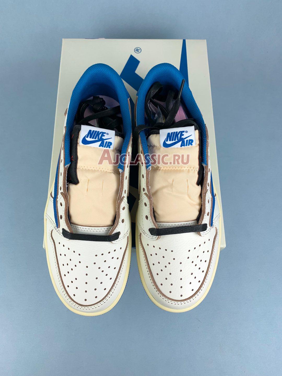 New Fragment Design x Travis Scott x Air Jordan 1 Retro Low OG SP "Sail Military Blue" DM7866-104 Shoes