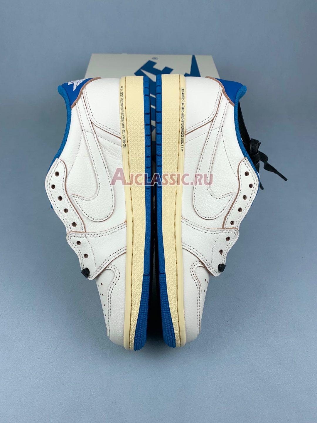 Fragment Design x Travis Scott x Air Jordan 1 Retro Low OG SP "Sail Military Blue" DM7866-104