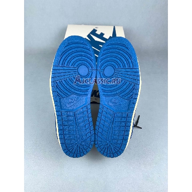 Fragment Design x Travis Scott x Air Jordan 1 Retro Low OG SP Sail Military Blue Sail/Black/Muslin/Military Blue DM7866-104 Replicas Shoes