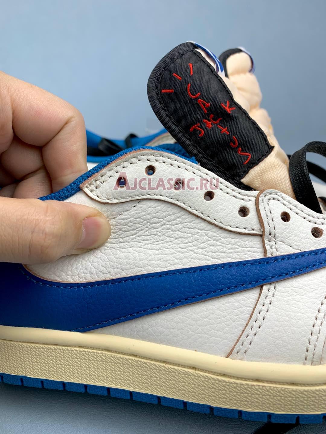 Fragment Design x Travis Scott x Air Jordan 1 Retro Low OG SP "Sail Military Blue" DM7866-104