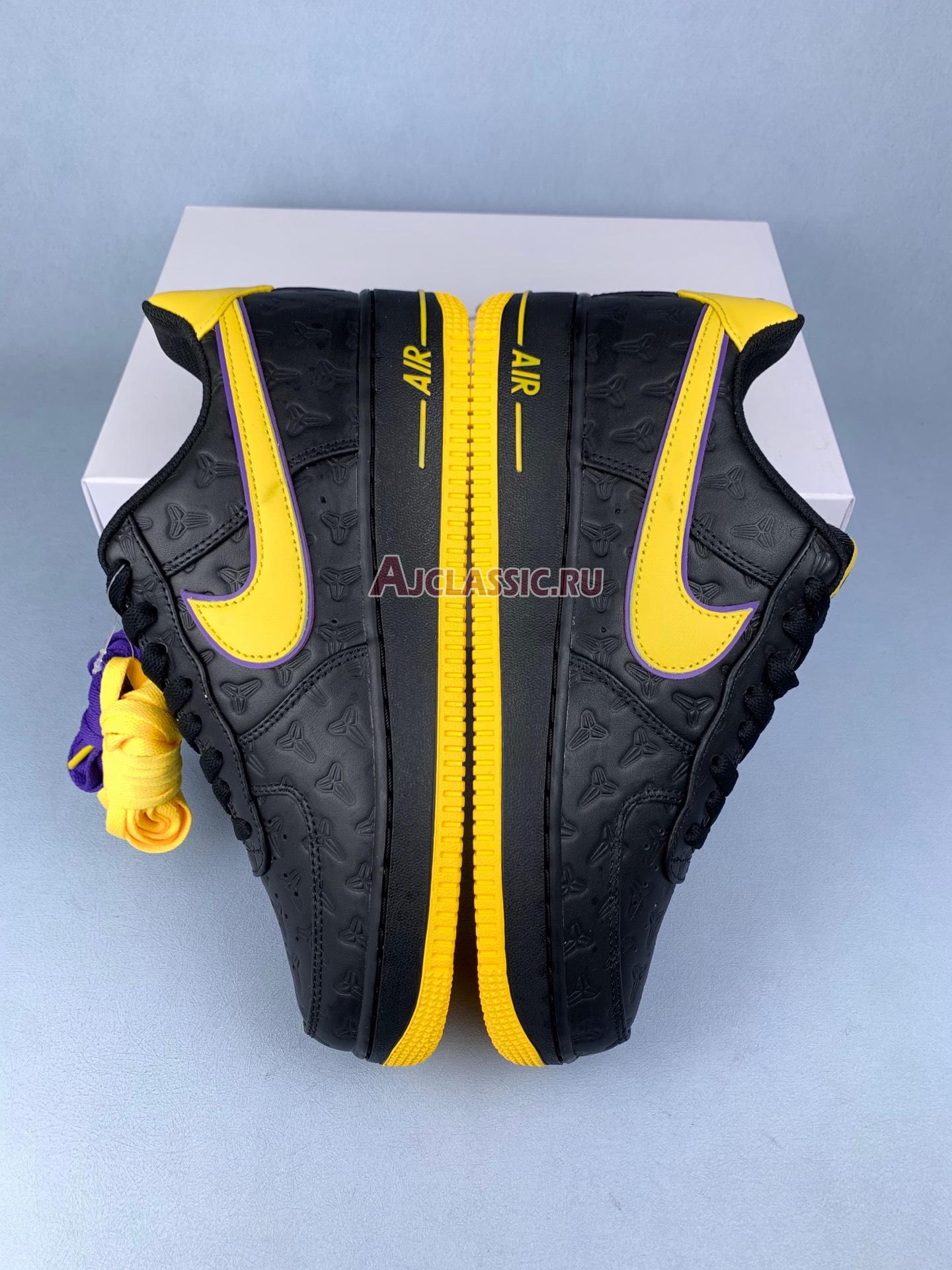 New Nike Air Force 1 Low "Kobe Bryant Lakers Away (Numbered Edition of 8000)" HV5122-001 Shoes