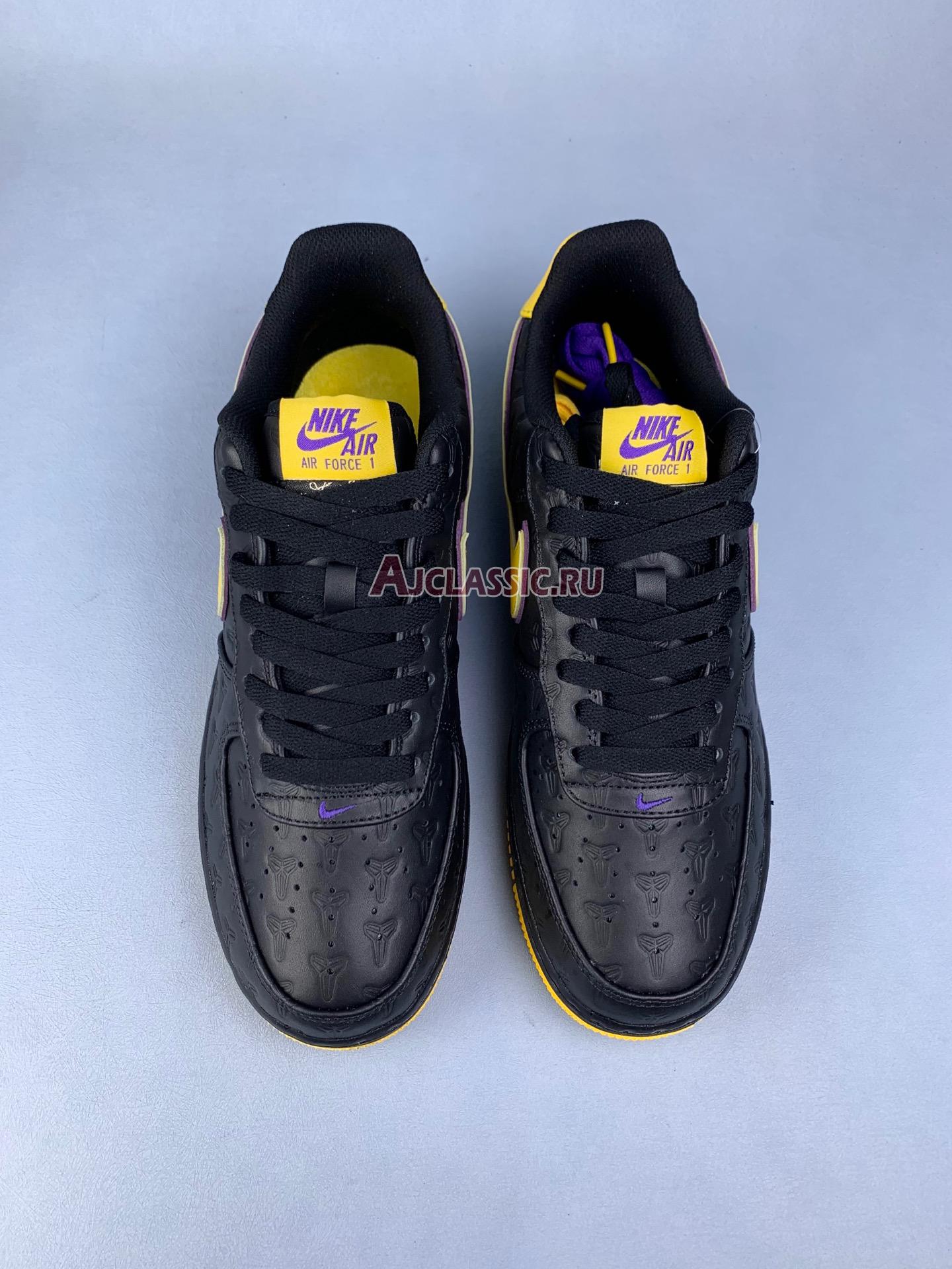 New Nike Air Force 1 Low "Kobe Bryant Lakers Away (Numbered Edition of 8000)" HV5122-001 Shoes