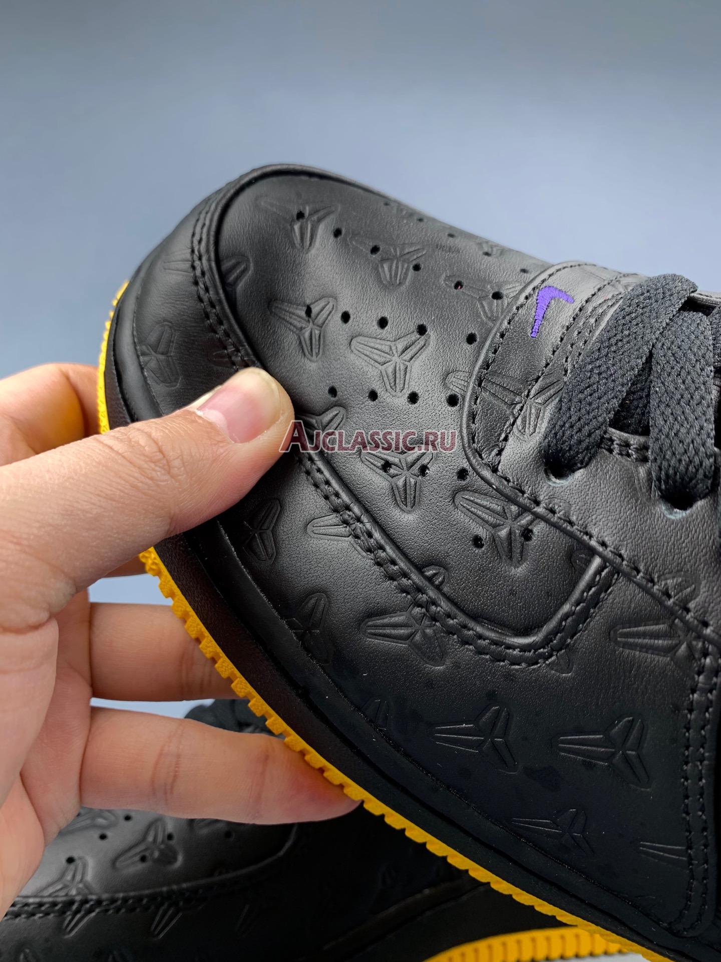 New Nike Air Force 1 Low "Kobe Bryant Lakers Away (Numbered Edition of 8000)" HV5122-001 Shoes