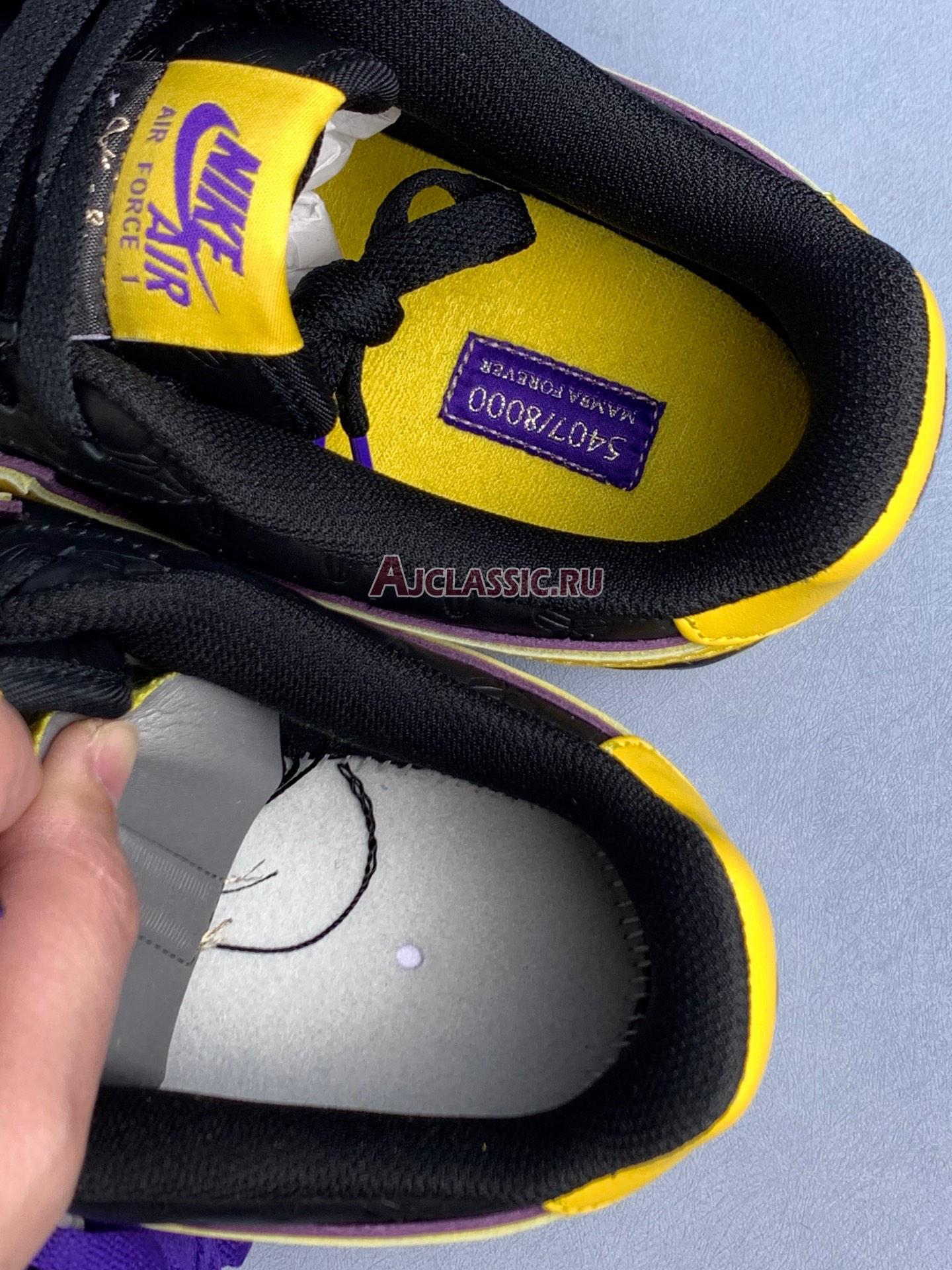 New Nike Air Force 1 Low "Kobe Bryant Lakers Away (Numbered Edition of 8000)" HV5122-001 Shoes