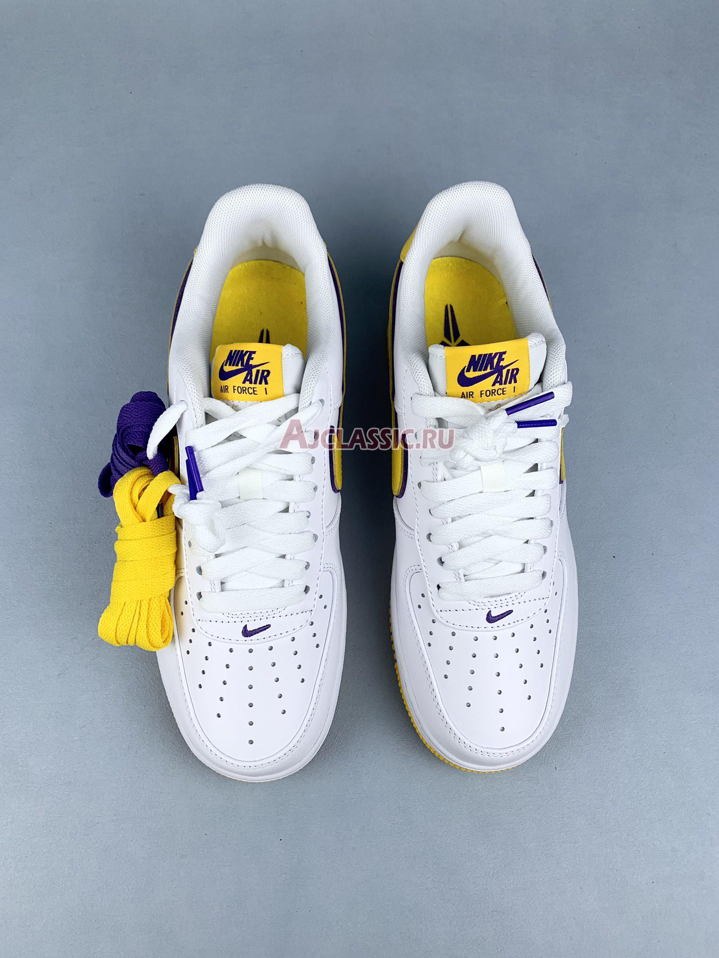 New Nike Air Force 1 Low Retro QS "Kobe Bryant Lakers Home" FZ1151-100 Shoes