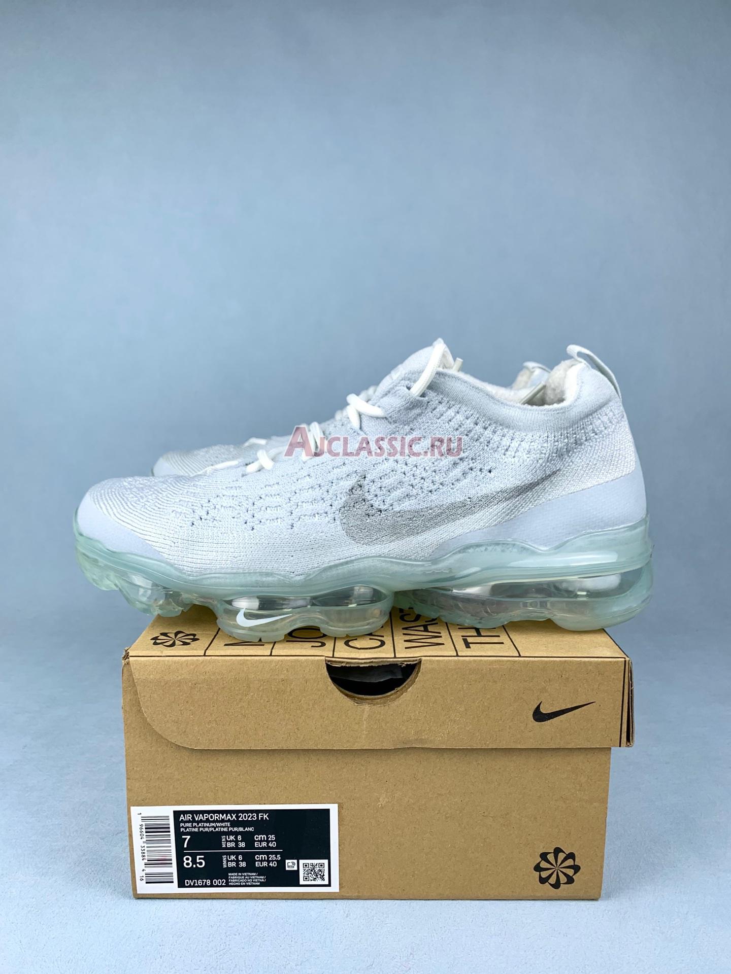 New Nike Air VaporMax 2023 Flyknit "Pure Platinum" DV1678-002 Shoes