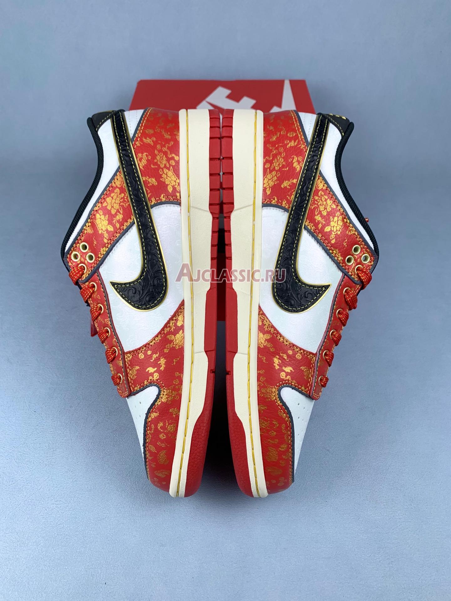 New Custom Nike SB Dunk Low "Double Happiness Cloud Pattern - Red Gold" RW1220-005 Shoes