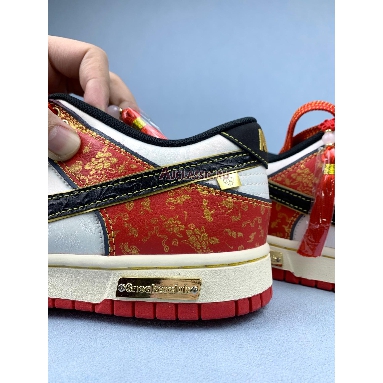 Buy Custom Nike SB Dunk Low Double Happiness Cloud Pattern - Red Gold Red RW1220-005 Quality Reps Replicas Shoes