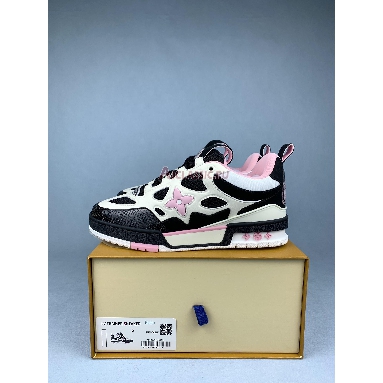 Buy Louis Vuitton LV Skate Sneaker Black Cream Pink Pink 1ADE1K Quality Reps Replicas Shoes