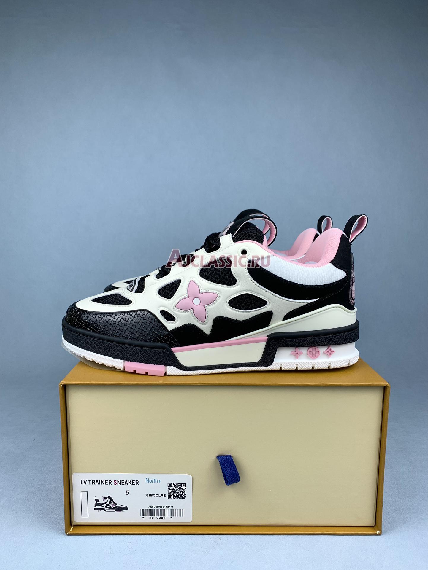 New Louis Vuitton LV Skate Sneaker "Black Cream Pink" 1ADE1K Shoes