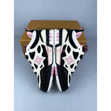 Buy Louis Vuitton LV Skate Sneaker Black Cream Pink Pink 1ADE1K Quality Reps Replicas Shoes