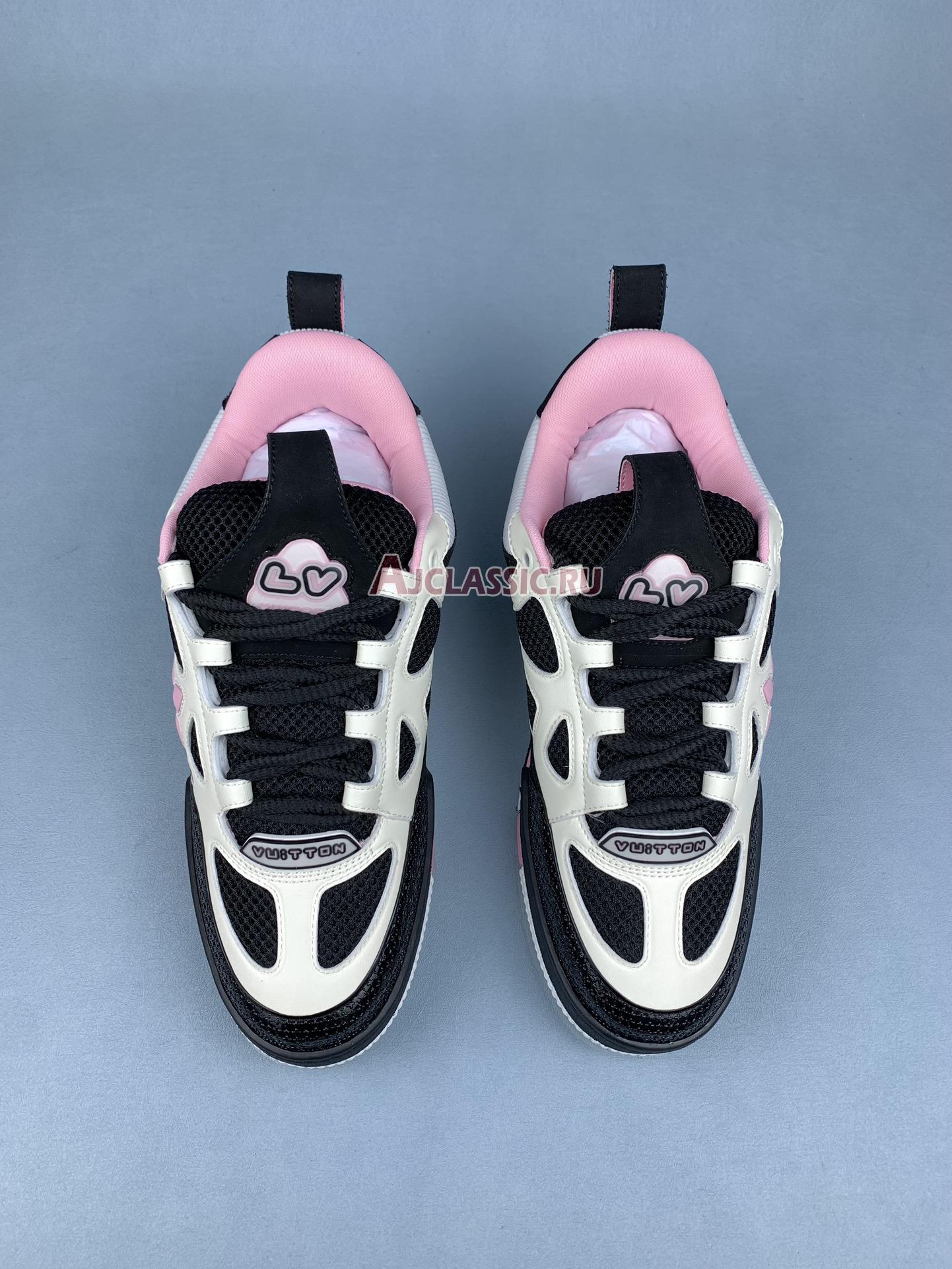 New Louis Vuitton LV Skate Sneaker "Black Cream Pink" 1ADE1K Shoes