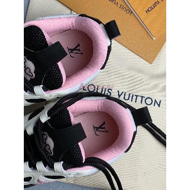 Buy Louis Vuitton LV Skate Sneaker Black Cream Pink Pink 1ADE1K Quality Reps Replicas Shoes