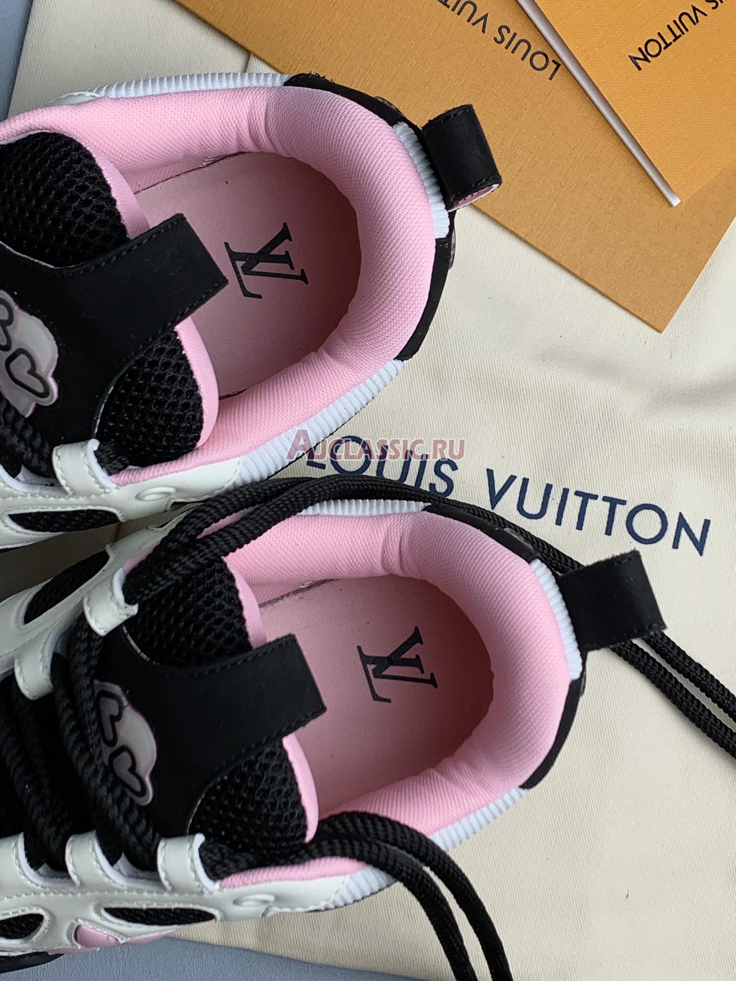 New Louis Vuitton LV Skate Sneaker "Black Cream Pink" 1ADE1K Shoes