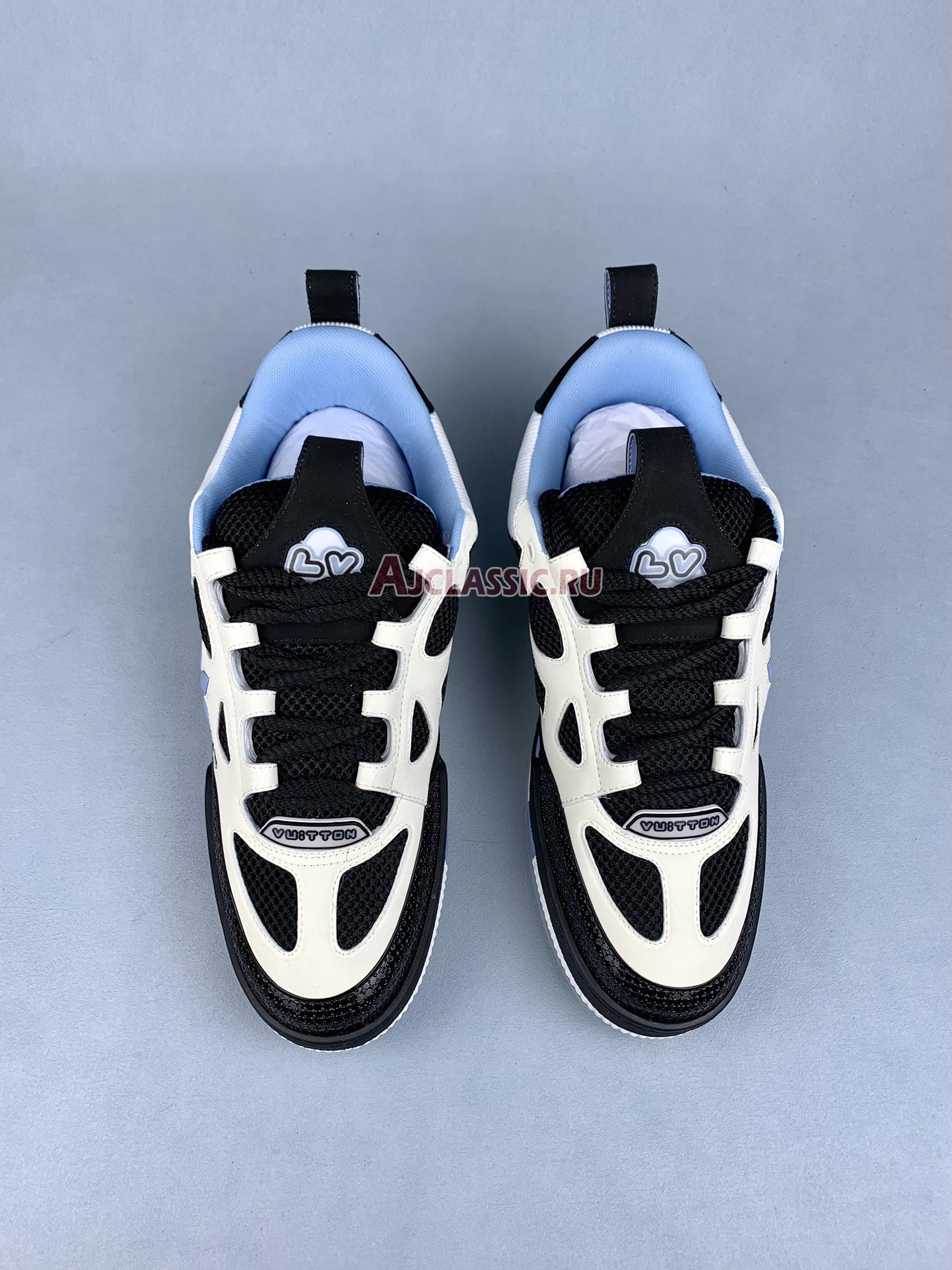 New Louis Vuitton LV Skate Sneaker "Black Cream Blue" 1ADE0I Shoes