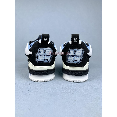 Buy Louis Vuitton LV Skate Sneaker Black Cream Blue Blue 1ADE0I Quality Reps Replicas Shoes