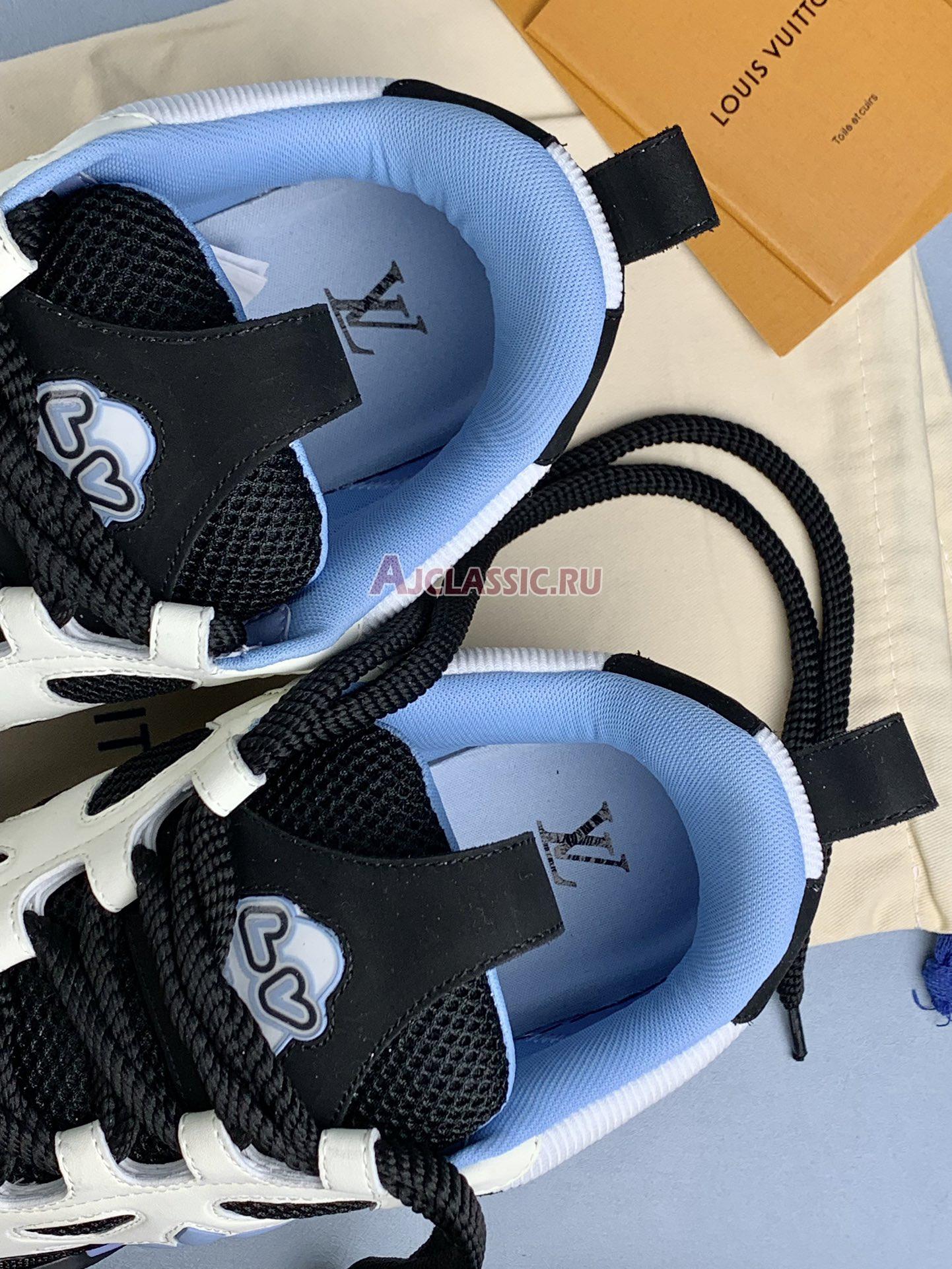 New Louis Vuitton LV Skate Sneaker "Black Cream Blue" 1ADE0I Shoes