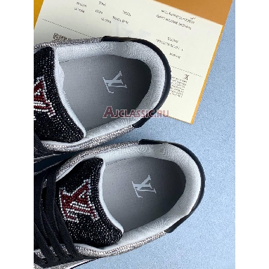 Buy Louis Vuitton LV Trainer Black Grey Crystal Black 1AA6PV Quality Reps Replicas Shoes