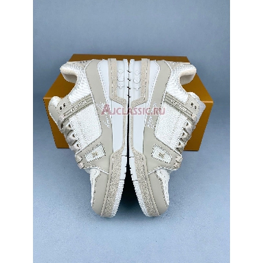 Buy Louis Vuitton LV Trainer Sneaker Beige Beige 1ADHDD Quality Reps Replicas Shoes