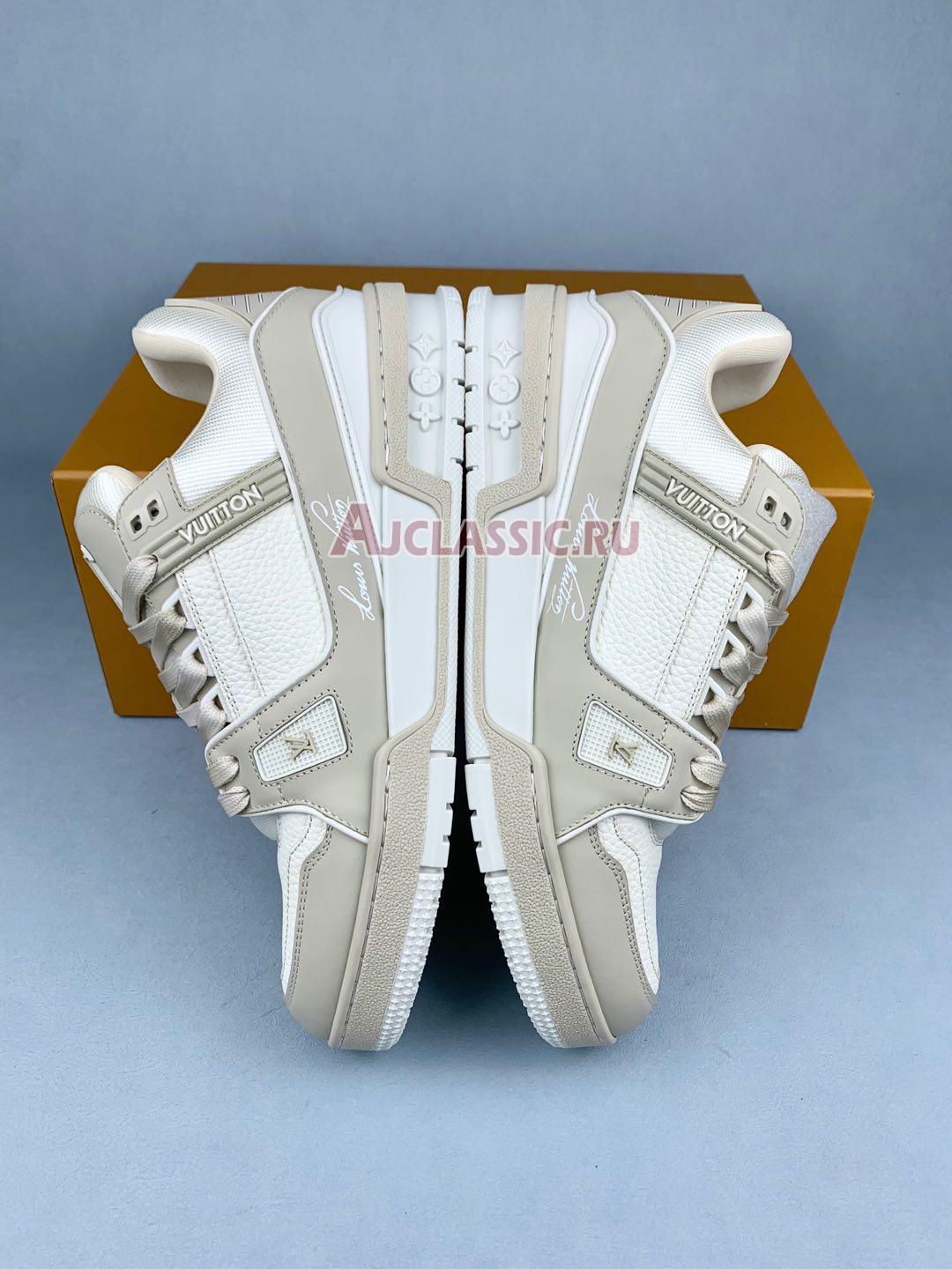 New Louis Vuitton LV Trainer Sneaker "Beige" 1ADHDD Shoes