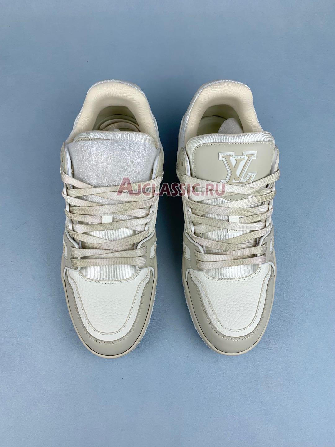 New Louis Vuitton LV Trainer Sneaker "Beige" 1ADHDD Shoes