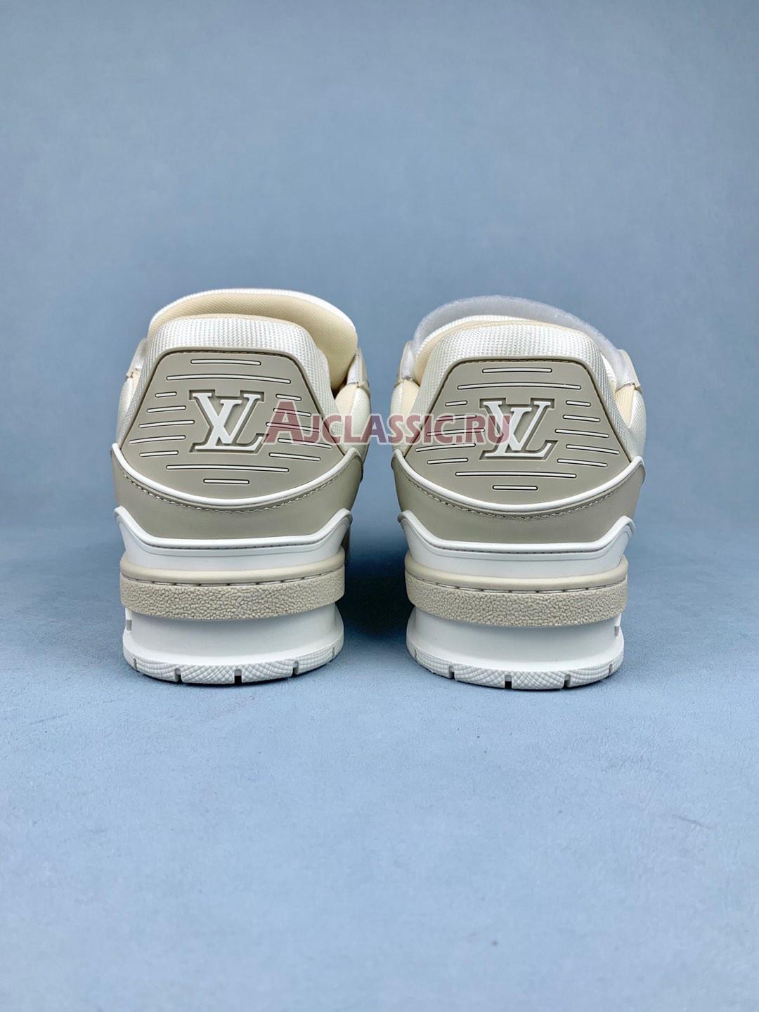 New Louis Vuitton LV Trainer Sneaker "Beige" 1ADHDD Shoes