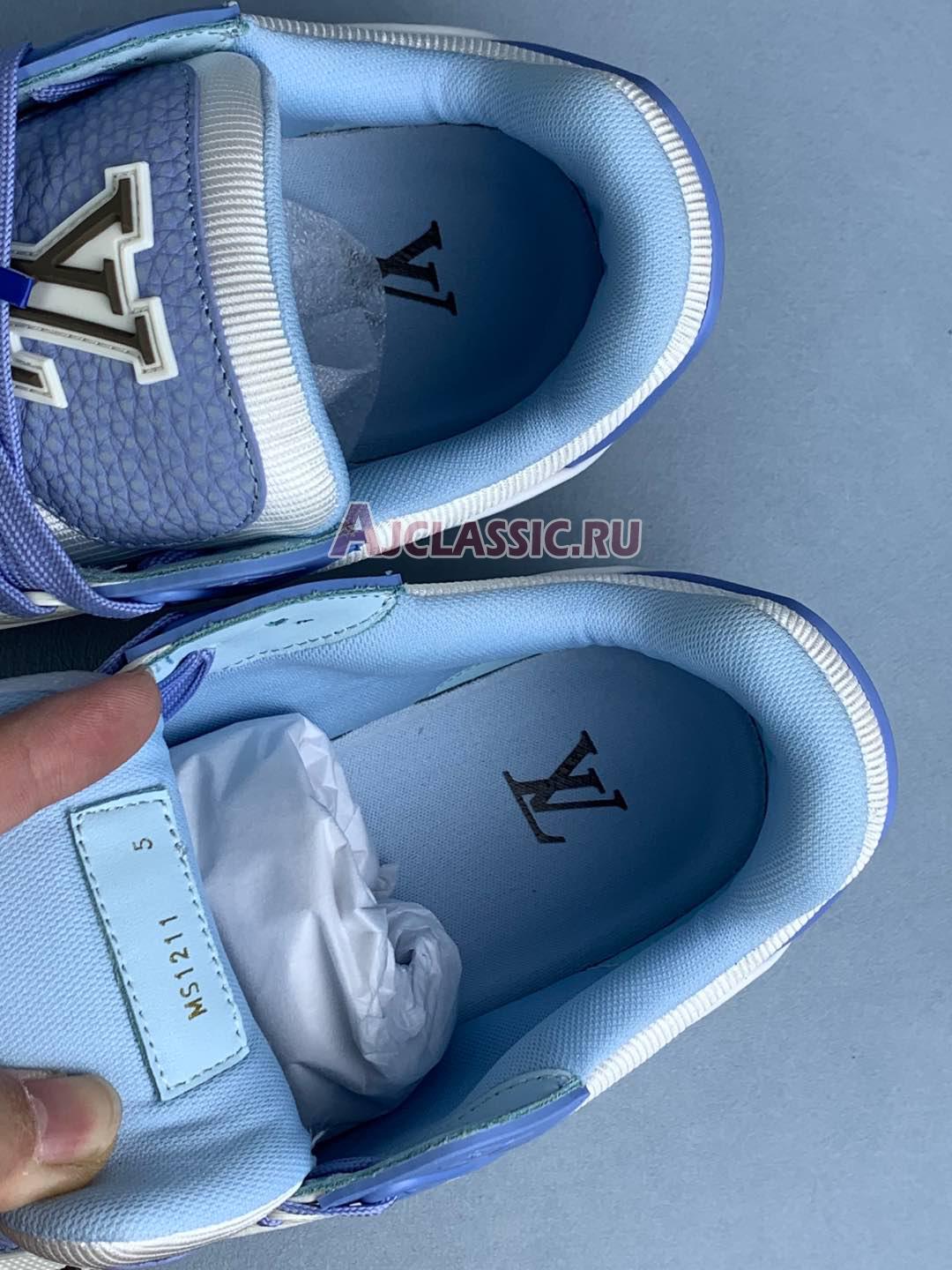 New Louis Vuitton LV Trainer Sneaker "Blue White" 1AD6BJ Shoes