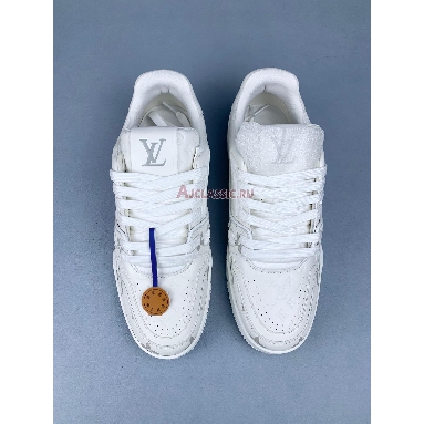 Buy Louis Vuitton LV Trainer Sneaker White Grey White 1AC29Y-2 Quality Reps Replicas Shoes